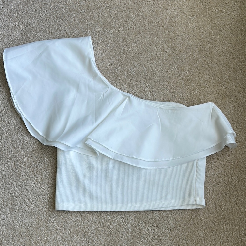 HYFVE White Off-Shoulder Blouse